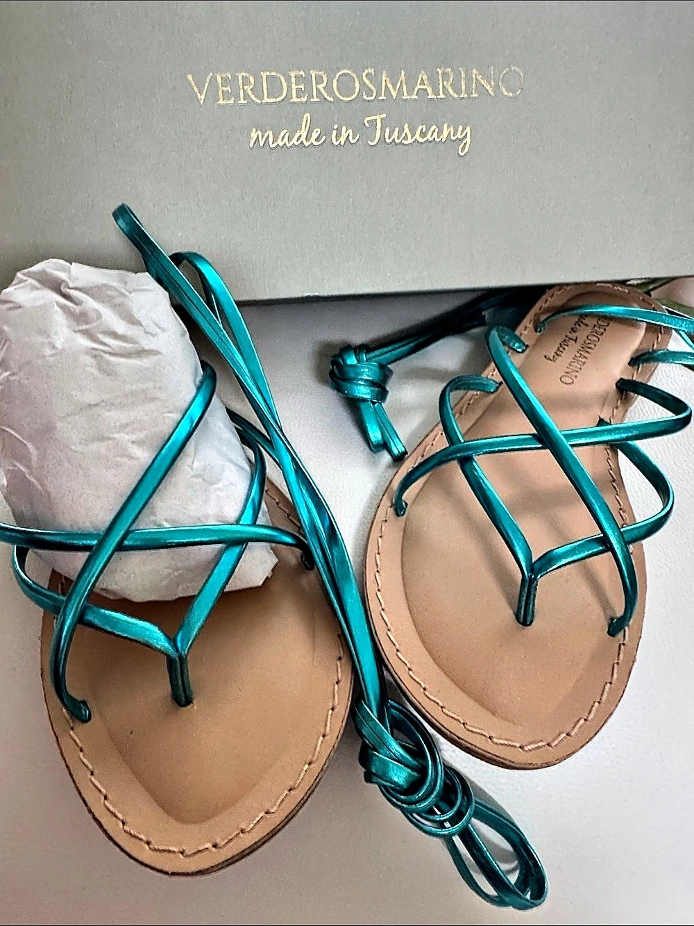 Verderosmarino Strappy Sandals Blue